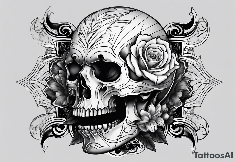 extreme anger pain on elbow tattoo idea