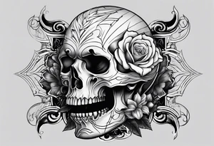 extreme anger pain on elbow tattoo idea