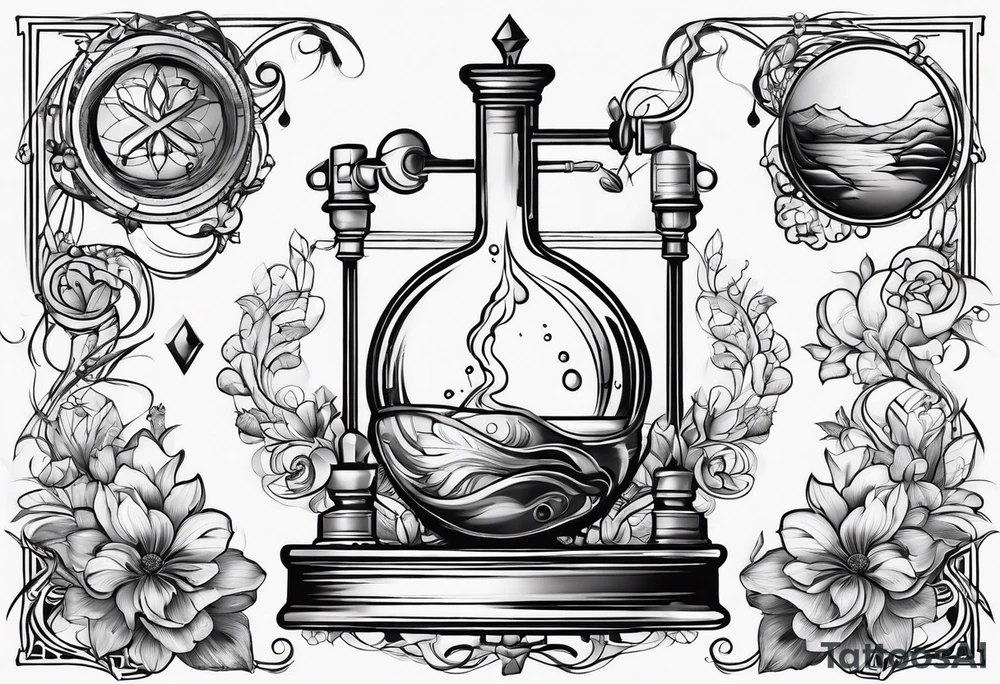 Material science and chemistry tattoo idea