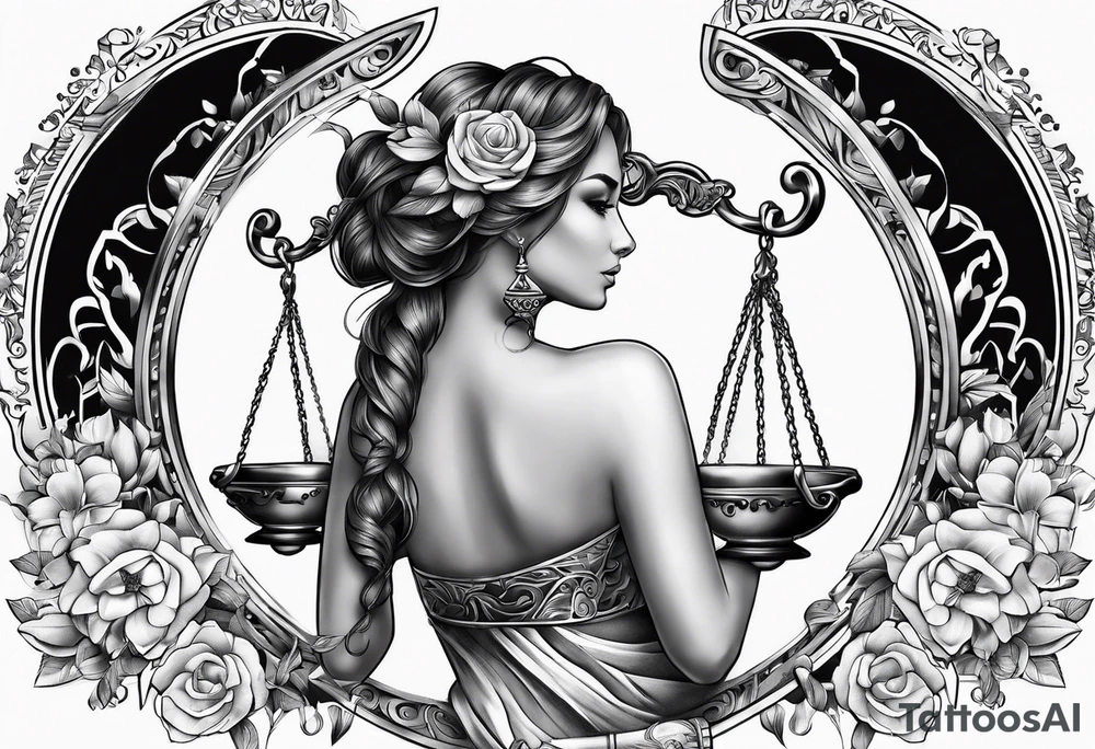 Libra tattoo idea