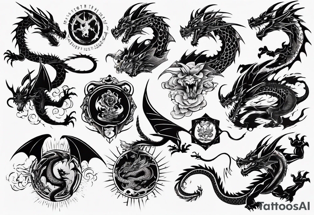 dragon tattoo idea