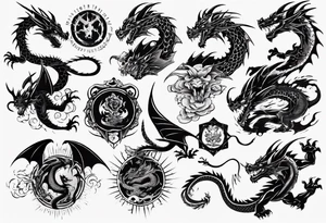 dragon tattoo idea
