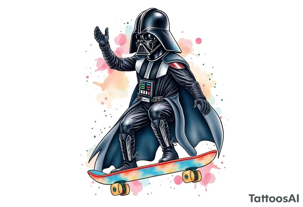 Skateboarding Darth Vader
"Darth Carter"
12/29/88-01/06/24 tattoo idea