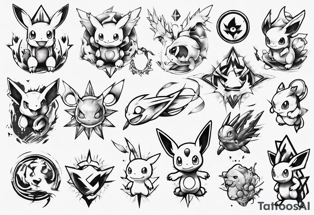 Pokemon tattoo idea
