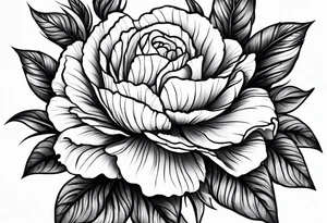 Carnation forearm sleeve tattoo idea