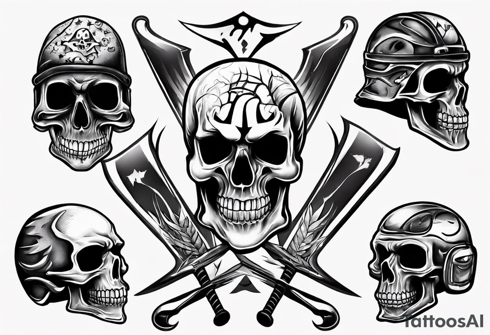 Hockey
no skulls tattoo idea