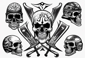 Hockey
no skulls tattoo idea