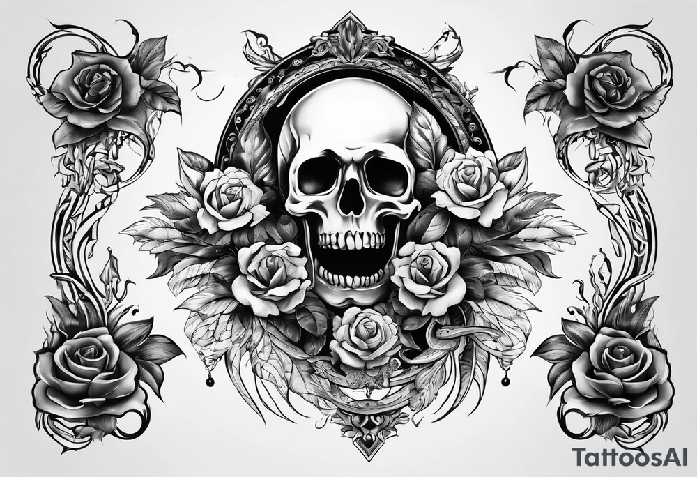 Chasing death tattoo idea