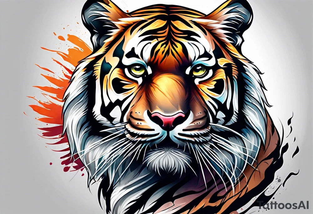 tiger tattoo idea