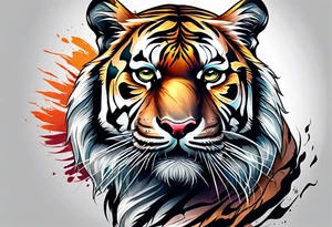 tiger tattoo idea