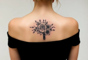 A floral wedding bouguet. tattoo idea