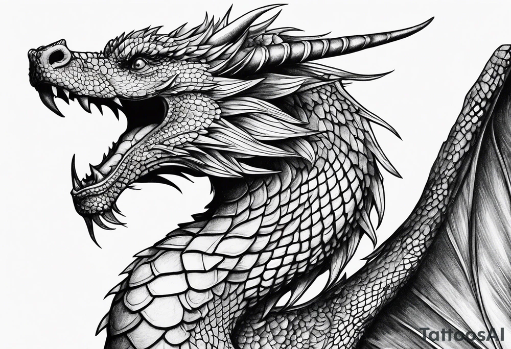 Dragon tattoo idea