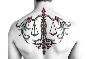 Ambrosia, Libra, ithica, red tattoo idea