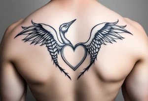 deux corneille
 noir une 
épée un crane et un coeur sur avant bras tattoo idea