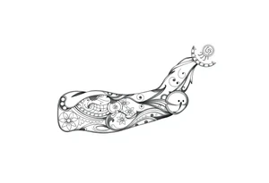 Tribal Sicilian sleeve with patterns
And symbols with a Leo symbol on forearm tattoo idea