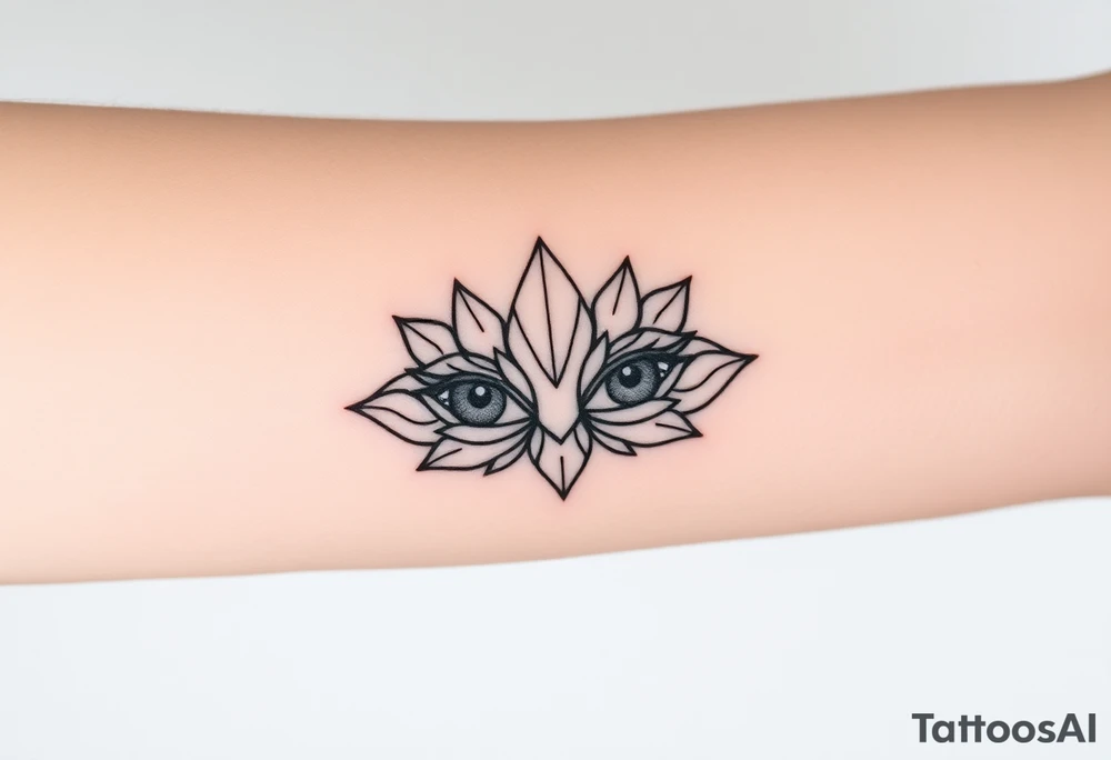 Lotuses Samaria eyes warrior tattoo idea
