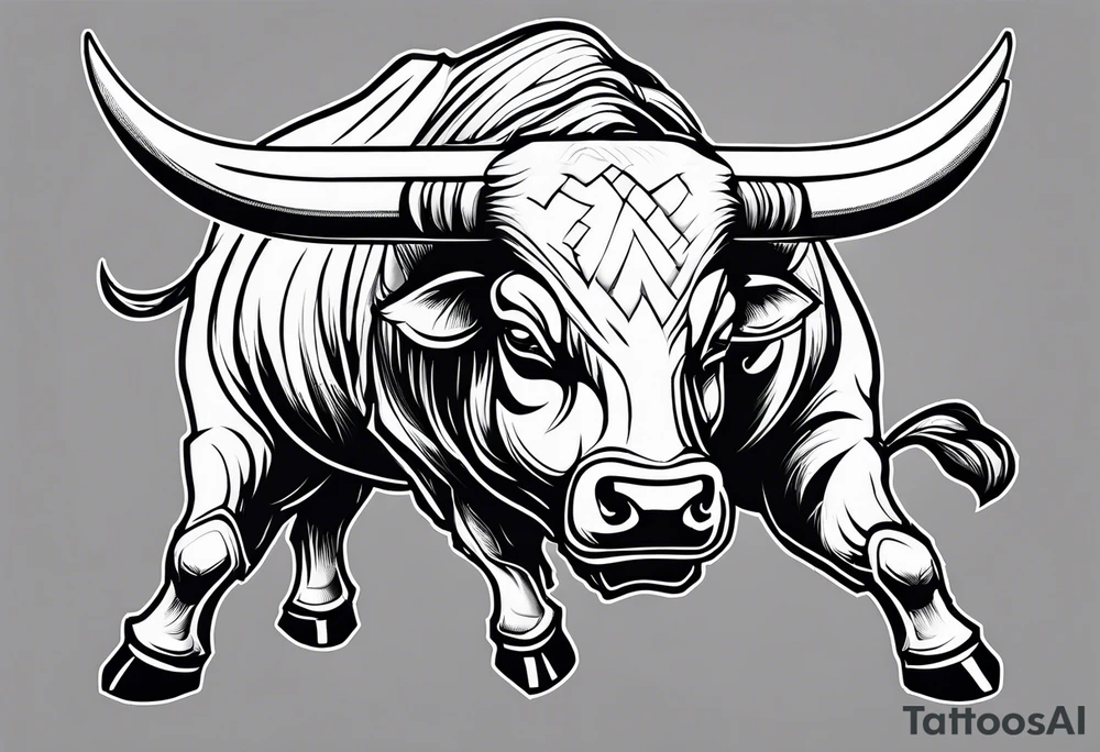Nvidia geforce claw morphing into an aggressive bull tattoo idea Nvidia geforce claw morphing into an aggressive bull tattoo idea