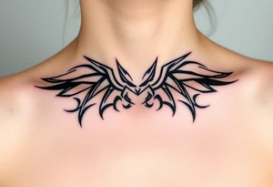 Tiny goblin with wings tattoo idea
