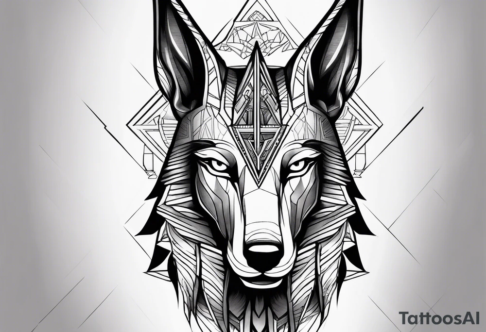 Anubis forearm tattoo idea