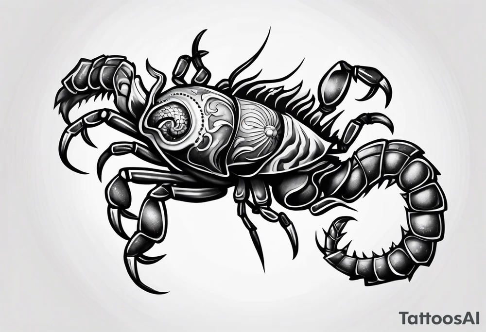 scorpio tattoo idea