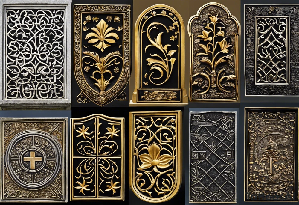 1. Cultural and Historical Symbols:
Stećci Tombstones: These medieval tombstones are unique to the region and often feature intricate carvings of spirals, stars, and crosses. Including one of these motifs can symbolize Bosnia's deep history.
Bosnian Coat of Arms: The golden lily (Lilium bosniacum) is a symbol of Bosnian medieval royalty. You can incorporate this flower for a touch of national pride.
Stari Most: The iconic Old Bridge in Mostar symbolizes the connection between cultures and resilience. This bridge can be an excellent representation of overcoming challenges. tattoo idea