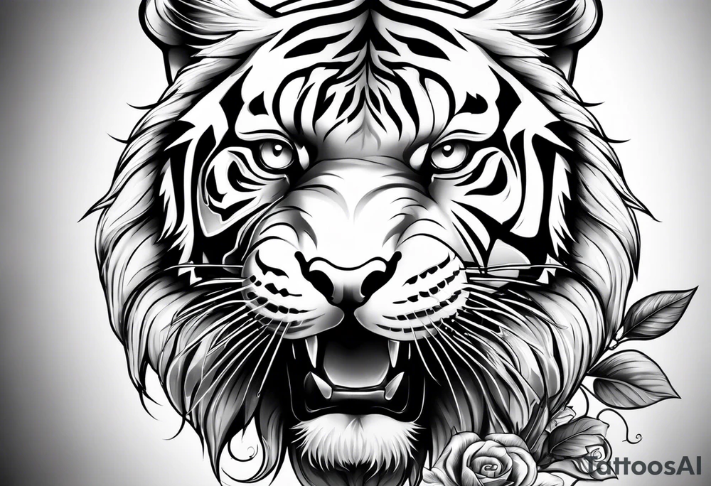 Tiger tattoo idea