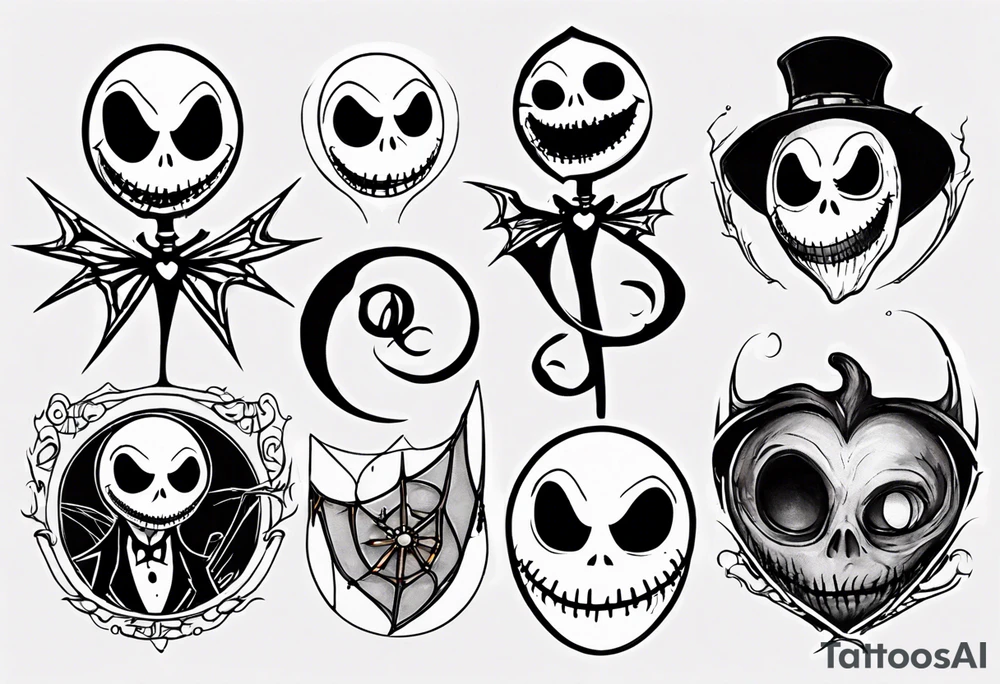 jack skellington tattoo idea