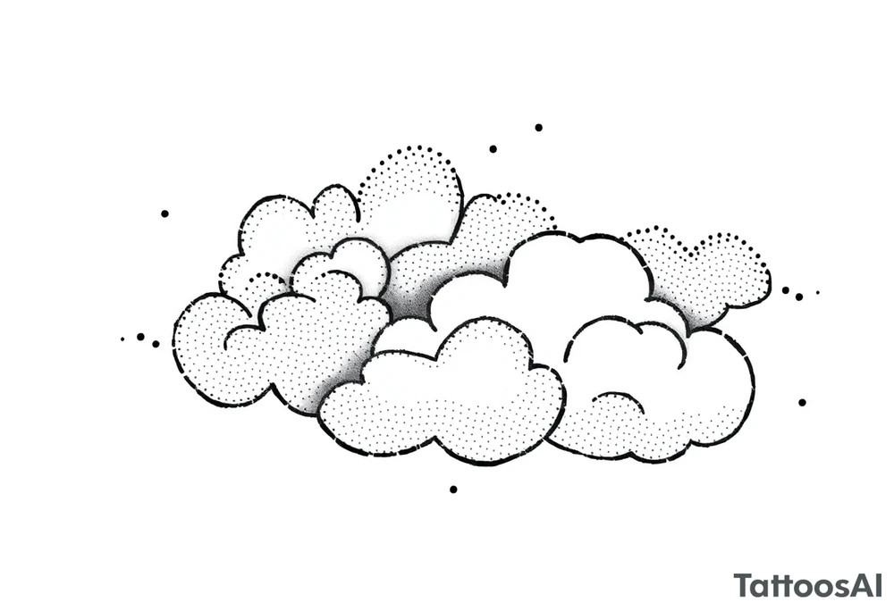 Clouds tattoo idea