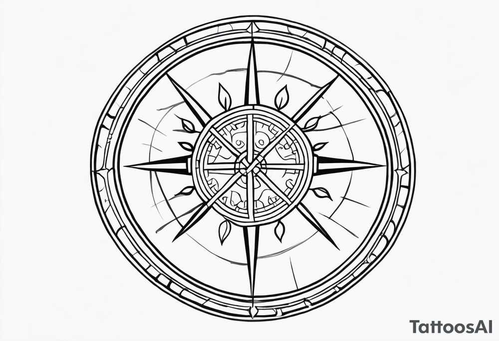 Vegvisir tattoo idea