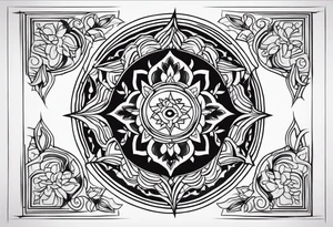 sigilism design tattoo idea