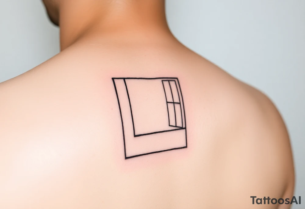 I want a minimal architectural fragment.
One consistent line weight, no shading, no symbolism.
A partial frame with internal parallel lines, open edges, and visible negative space.
on forearm, medium size
Base geometry
A partial rectangular frame, not closed.
Two long parallel vertical lines
One short horizontal line connecting them near the top
Bottom left open
It reads as architectural, not symbolic
Internal system
Inside the frame:
4–7 vertical parallel lines
Uneven spacing (measured irregularity)
One line slightly interrupted or offset tattoo idea