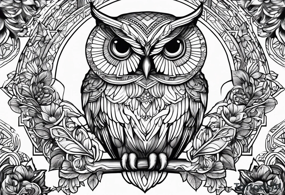 Libra, 1995, owls, growth tattoo idea