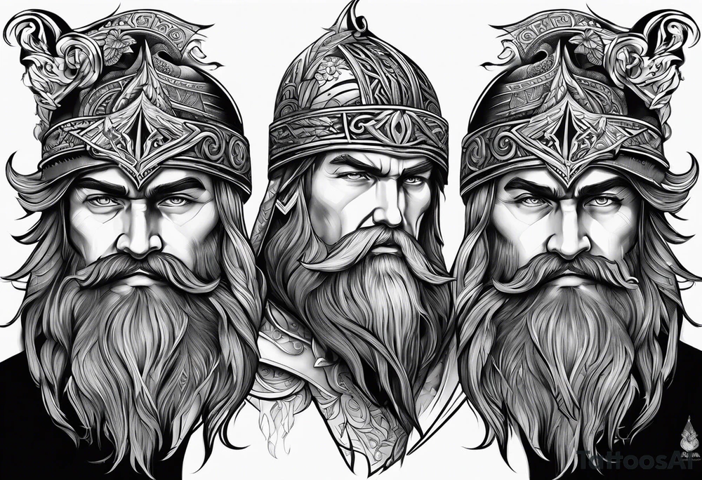 odin nordic tattoo idea