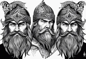 odin nordic tattoo idea