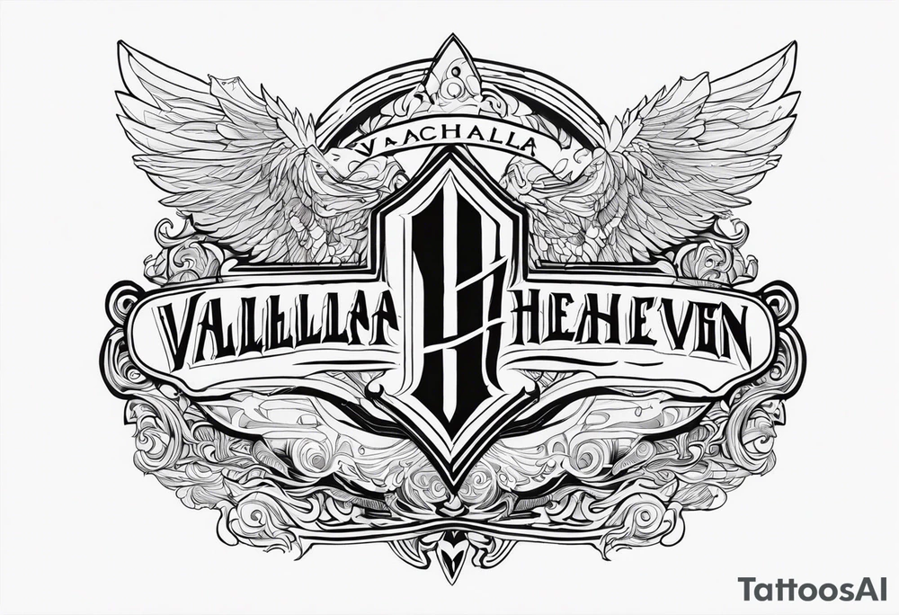 Valhalla heaven tattoo idea