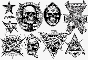 eddie van halen tattoo idea