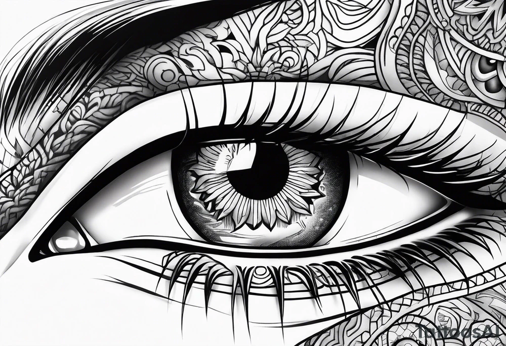 Byakugan eyes tattoo idea
