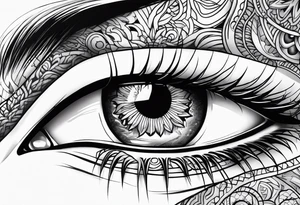 Byakugan eyes tattoo idea