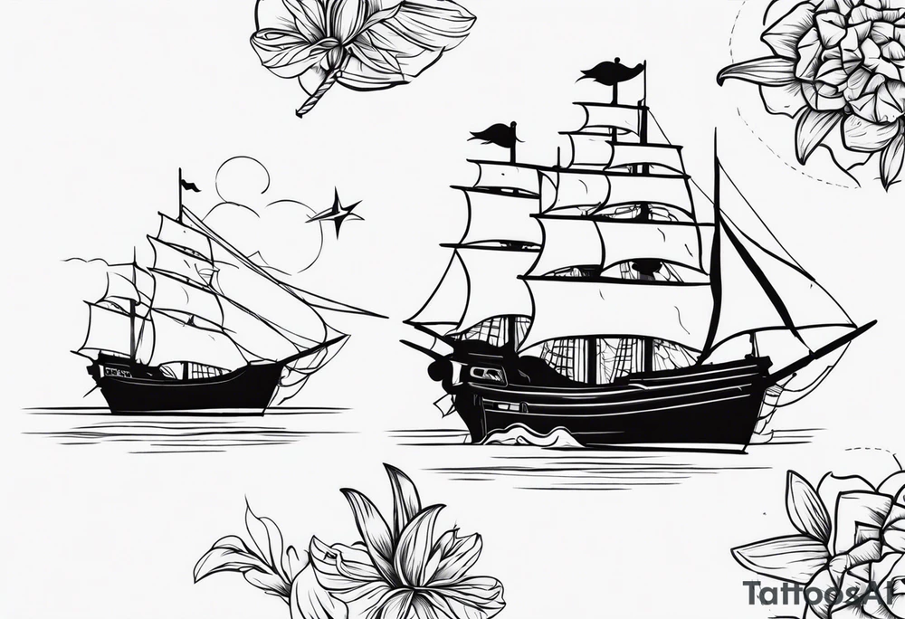 pirate tattoo idea