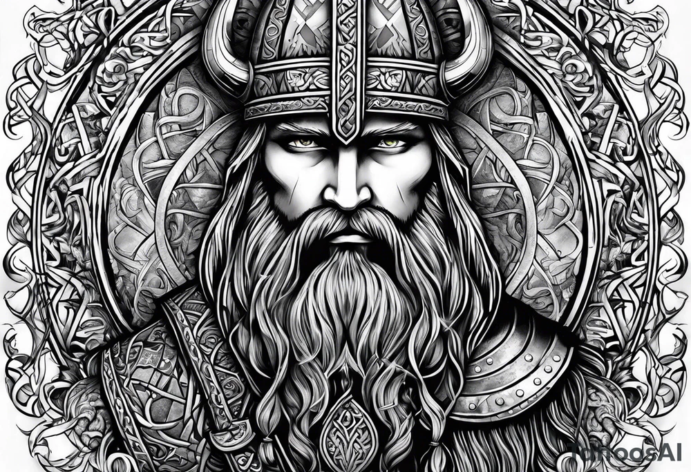 Viking prayer tattoo idea