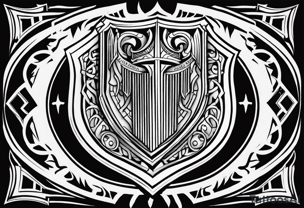 Valhalla shield tattoo idea