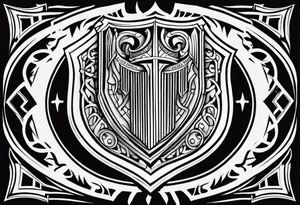 Valhalla shield tattoo idea