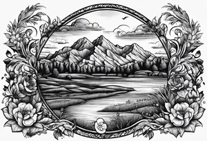 The state of Nebraska and Kansas. tattoo idea