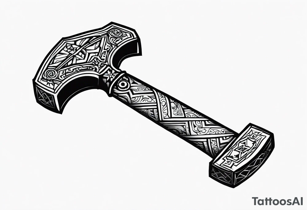 Mjolnir tattoo idea