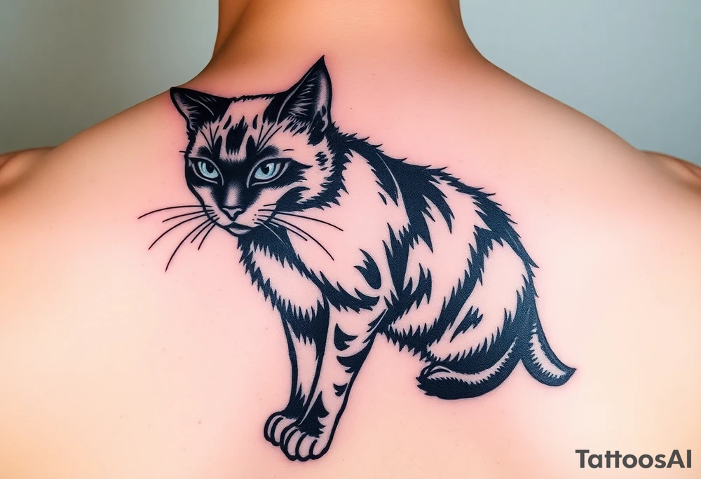 Black Cat tattoo idea