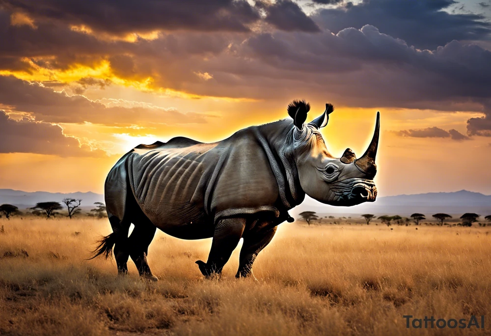 each element weaving together the essence of who I am and the journey I've traveled. At its core, African continent , my homeland, is not just a place but a reminder of my roots and the constant understanding of my origin. The steadfast rhino embodies resilience, a trait inherent in both my spirit and the enduring love I share with my husband, a rarity as precious as the rhino itself on the African plains. The tent symbolizes our shared love for adventure and the thrill of the unknown, our souls craving the wild beauty of the outdoors and the serenity of camping under the stars. The protea, nestled among the imagery, speaks of cherished secrets shared between us, a bond as sacred as the African wilderness. Etched alongside, the heart intertwined with the initials of our beloved children, a testament to the boundless love that fills our family's embrace. Just as the sun rises unfailingly, so does the enduring love symbolized by the star, a guiding light that forever illuminates my path. The lotus, a symbol of rebirth, marks the turning of chapters and the endless cycle of renewal in our lives. Anchoring it all is the cross, a steadfast symbol of our unwavering faith in Christianity, the very foundation upon which our love and life are built. Together, this tattoo encapsulates the journey of love, resilience, faith, and adventure that defines my story, a living testament to the beauty of life's intricate tapestry. tattoo idea