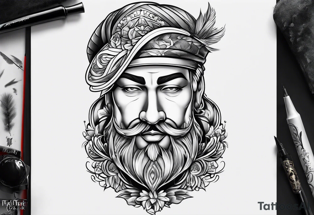 Tattoo of bluey dad tattoo idea