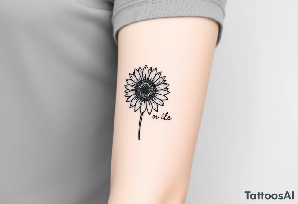 Quotes 
paintbrush
Sunflower tattoo idea