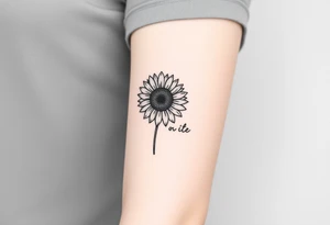 Quotes 
paintbrush
Sunflower tattoo idea