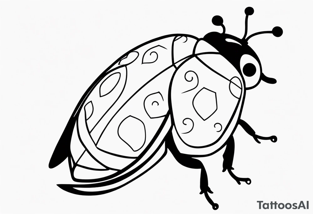 Ladybug tattoo idea